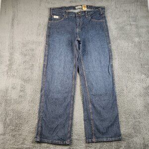 Berne Relaxed Fit Straight Leg Workwear Denim Jeans Women's 14S Ladies Outdoors